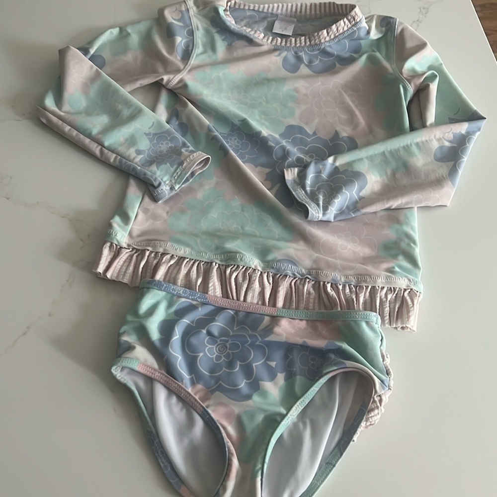 Ruffle butts girls swimsuit size 7